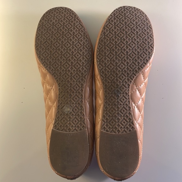 Tory Burch Quilted Leather Quinn Flats - Picture 4 of 7